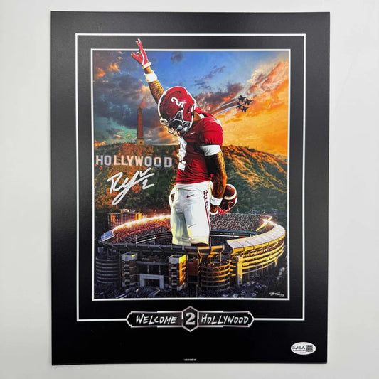 Autographed Ryan Williams Alabama Crimson Tide 11x14 College Football Photo JSA COA | Hall of Fame Sports Memorabilia | vintageantiquesgifts.com