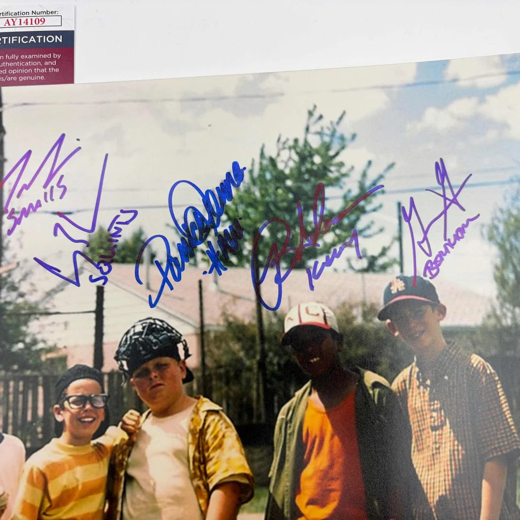 Autographed Rugrats cast 16x20 photo with blue purple black ink signatures JSA COA