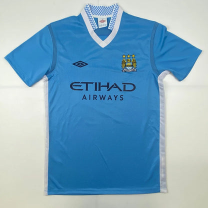 Autographed Sergio Kun Aguero Manchester City Blue Soccer Futbol Jersey Beckett BAS COA | Authenticated Signed Sports Jersey | vintageantiquesgifts.com