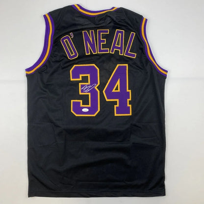 Autographed black Custom Jersey ONeal 34 for professional sports league fans