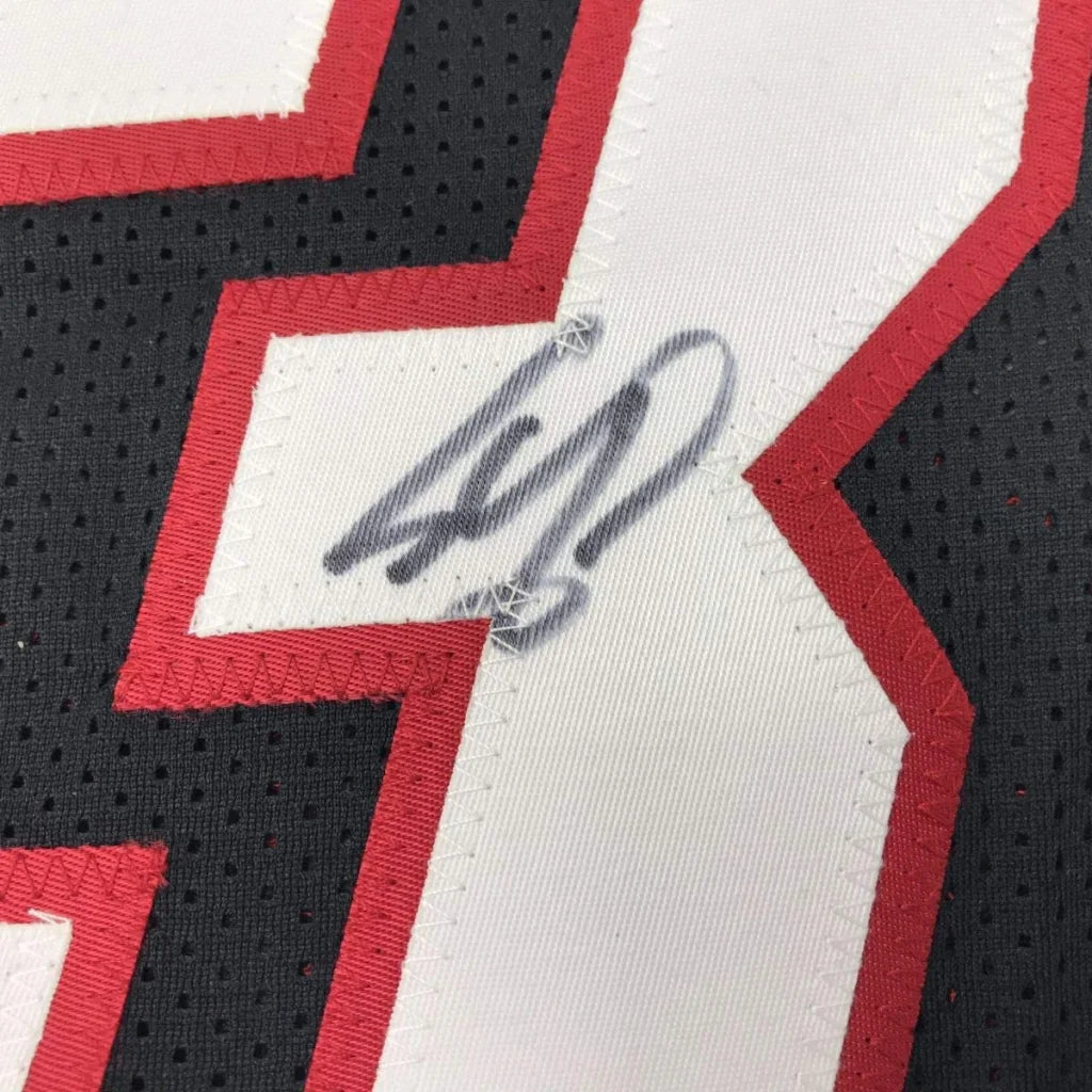 Autographed Shaquille Shaq O'Neal Miami Black Basketball Jersey Beckett BAS COA | Authenticated Signed Sports Jersey | vintageantiquesgifts.com