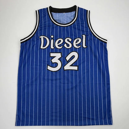 Autographed Shaquille Shaq O'Neal Orlando Blue Pinstripe Basketball Jersey PSA/DNA COA | Authenticated Signed Sports Jersey | vintageantiquesgifts.com
