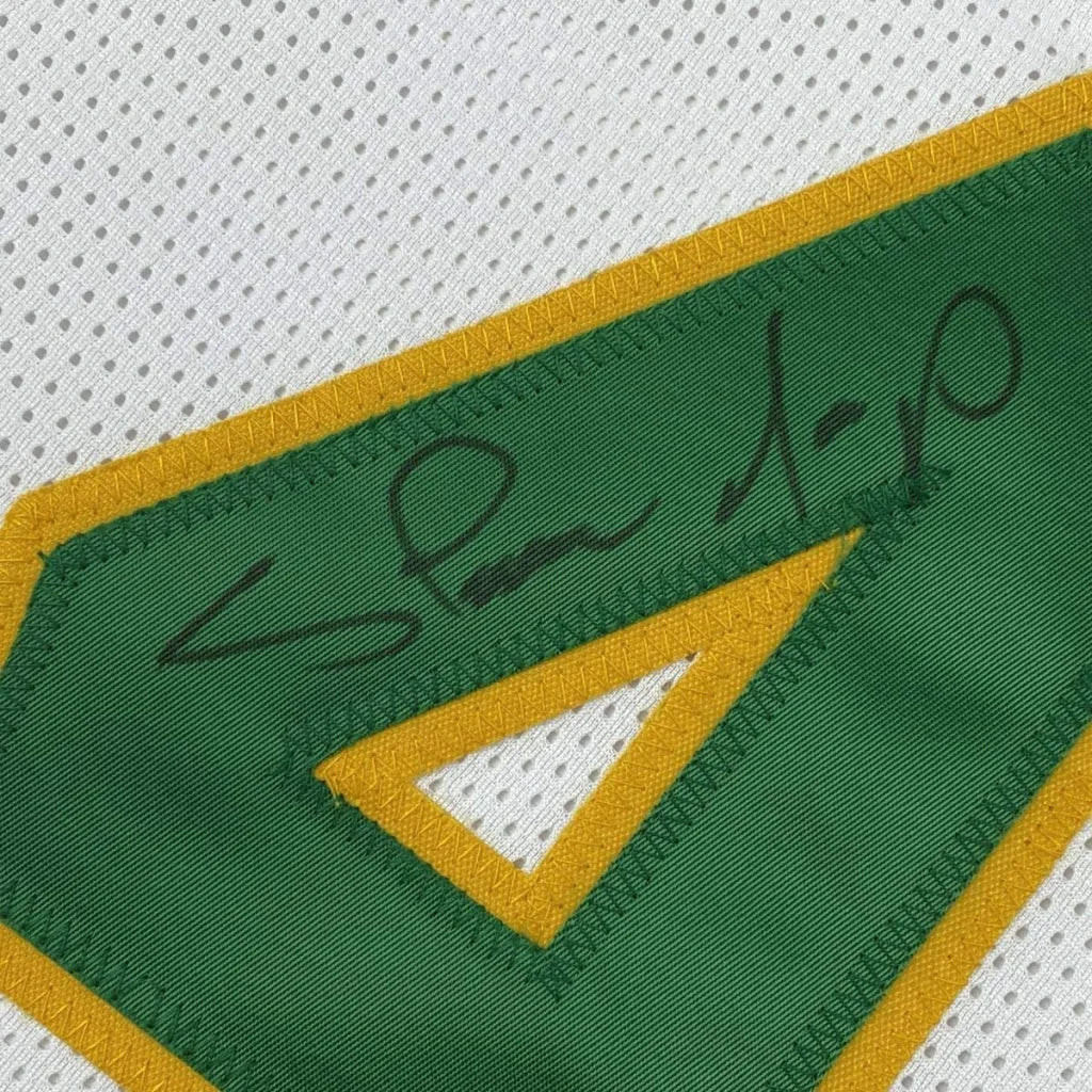 Autographed Shawn Kemp Seattle White Basketball Jersey JSA COA | Authenticated Signed Sports Jersey | vintageantiquesgifts.com