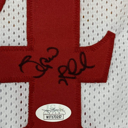 Autographed Spud Webb Atlanta White Basketball Jersey JSA COA | Authenticated Signed Sports Jersey | vintageantiquesgifts.com