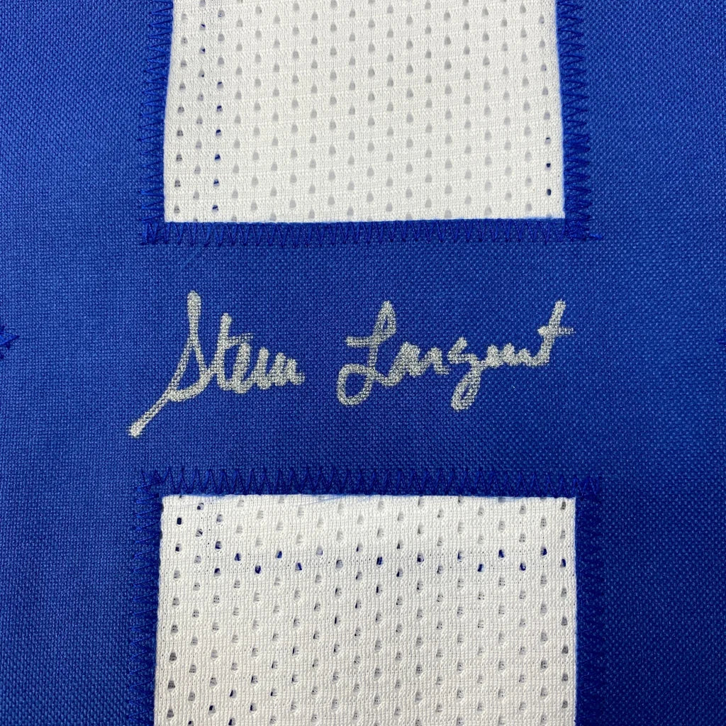 Autographed Steve Largent Seattle white custom jersey with signature, PSA/DNA COA