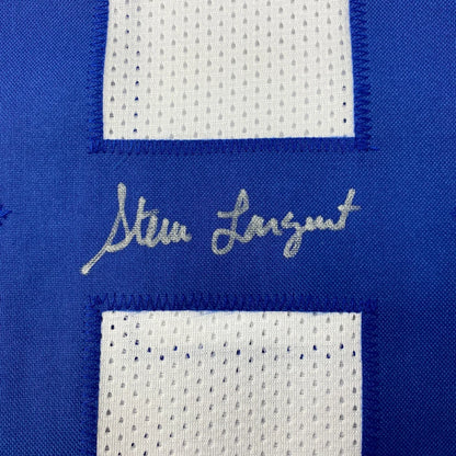 Autographed Steve Largent Seattle white custom jersey with signature, PSA/DNA COA