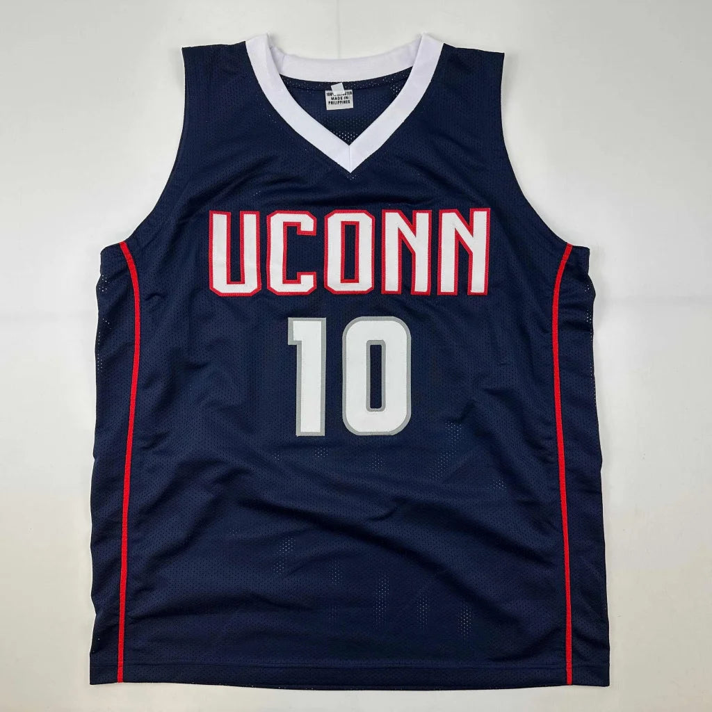 Autographed Sue Bird UConn Connecticut Blue College Basketball Jersey JSA COA | Authenticated Signed Sports Jersey | vintageantiquesgifts.com