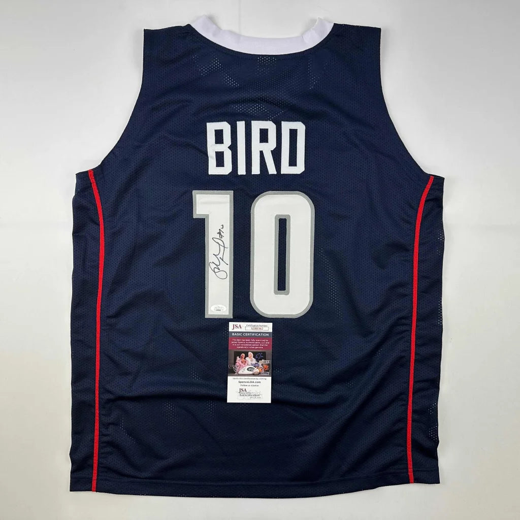 Autographed Sue Bird UConn Connecticut Blue College Basketball Jersey JSA COA | Hall of Fame Sports Memorabilia | vintageantiquesgifts.com