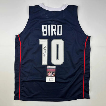Autographed Sue Bird UConn Connecticut Blue College Basketball Jersey JSA COA | Hall of Fame Sports Memorabilia | vintageantiquesgifts.com
