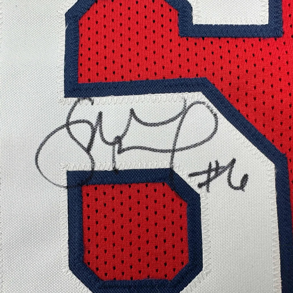 Autographed Sue Bird USA Olympics red custom jersey number 9 with white signature