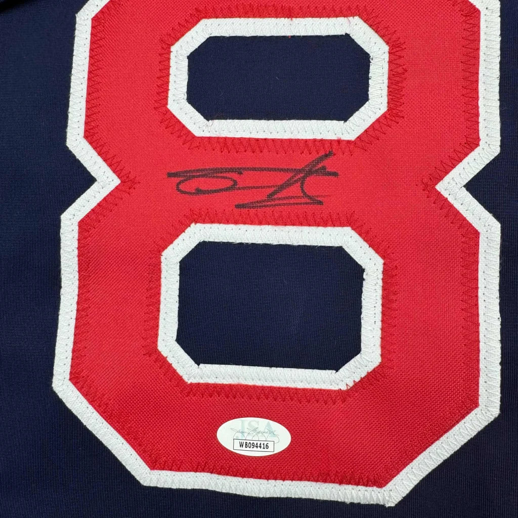 Autographed Tanner Houck Boston Red Sox custom jersey with number 8