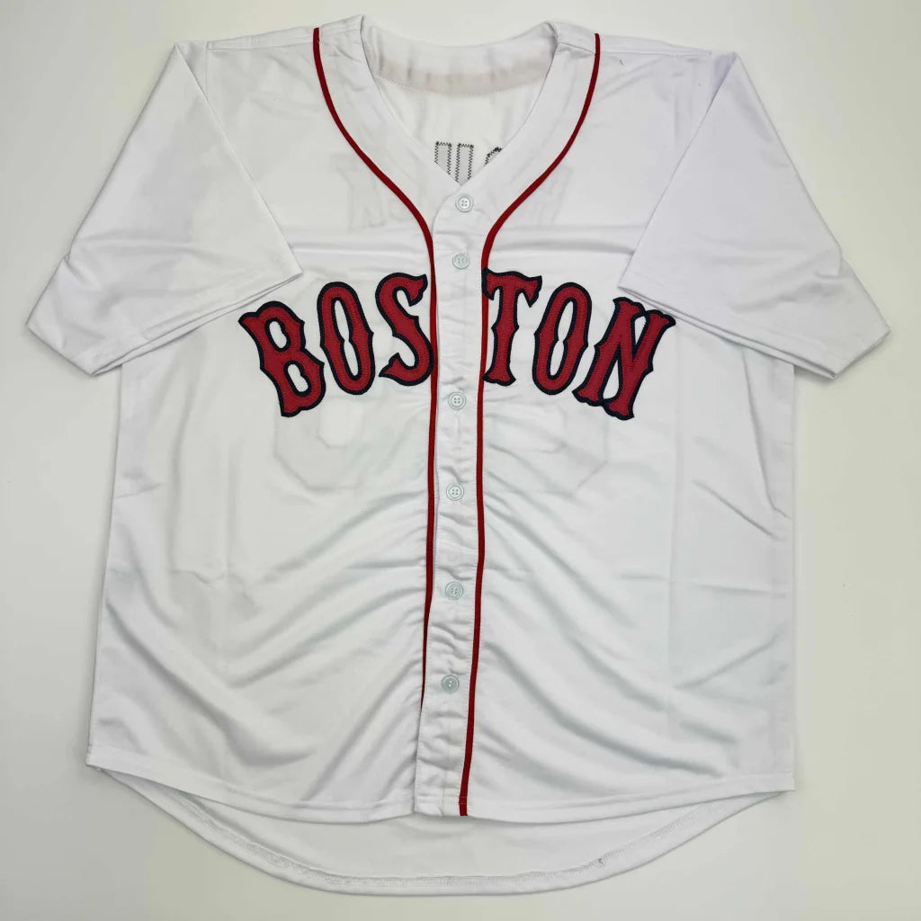 Autographed Tanner Houck Boston White Baseball Jersey JSA COA | Authenticated Signed Sports Jersey | vintageantiquesgifts.com