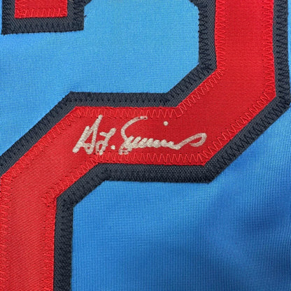 Autographed Ted Simmons St. Louis Blue Baseball Jersey JSA COA | Authenticated Signed Sports Jersey | vintageantiquesgifts.com
