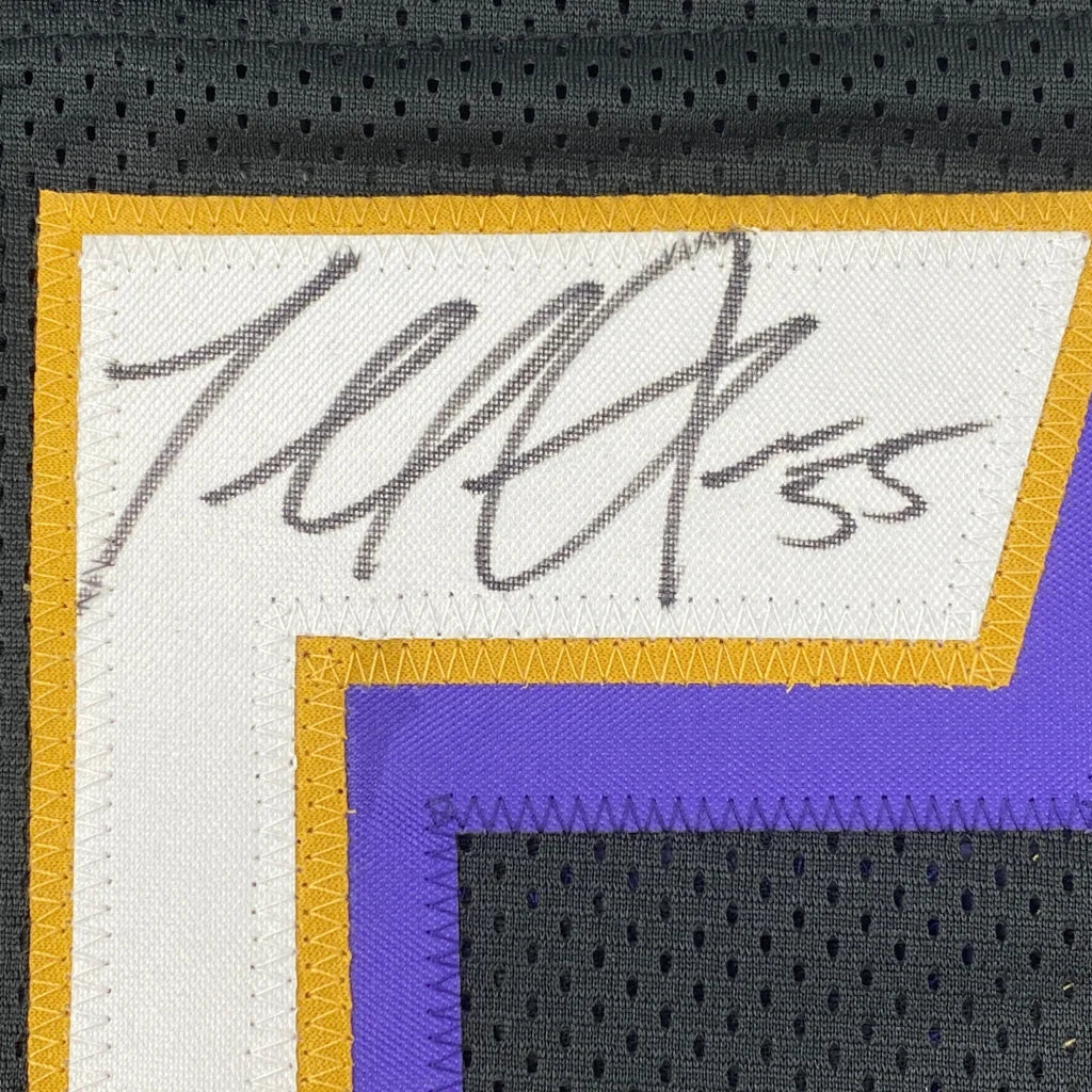 Autographed Terrell Suggs Baltimore Black Football Jersey JSA COA | Authenticated Signed Sports Jersey | vintageantiquesgifts.com