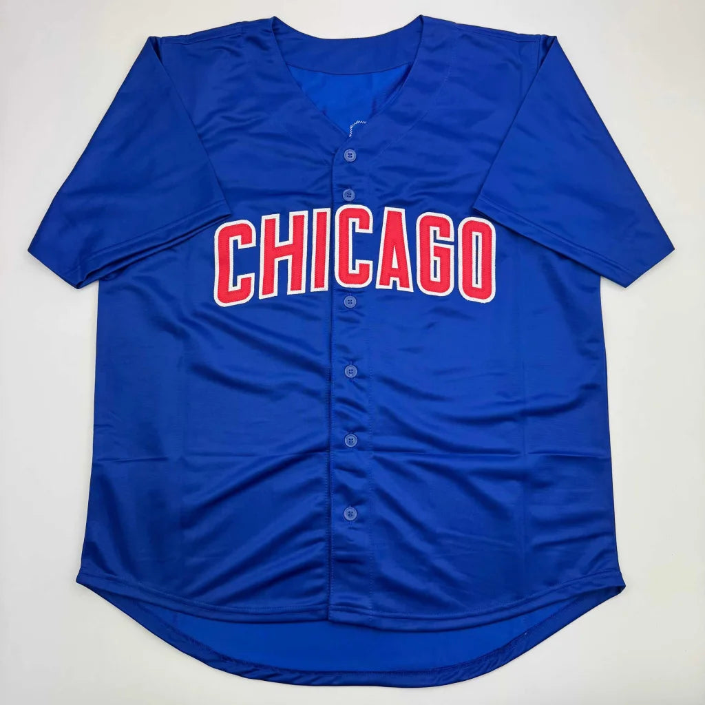 Autographed Thomas Ian Nicholas Chicago blue custom jersey, Beckett COA