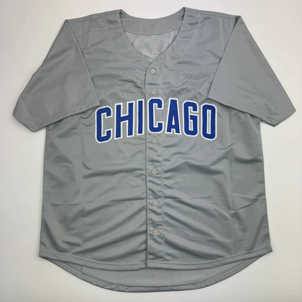 Autographed Thomas Ian Nicholas Rookie Of The Year Chicago Grey Baseball Jersey Beckett BAS COA | Authenticated Signed Sports Jersey | vintageantiquesgifts.com