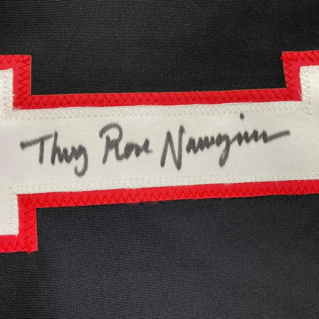 Autographed Thug Rose Namajunas UFC MMA Black Ultimate Fighting Jersey Shirt PSA/DNA COA | Authenticated Signed Sports Jersey | vintageantiquesgifts.com