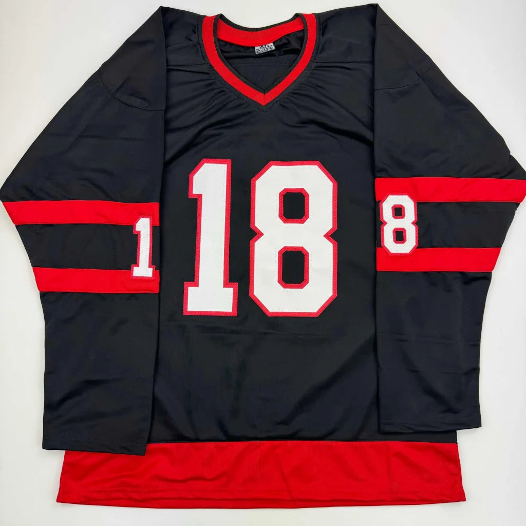 Autographed Tim Stutzle Ottawa Black Hockey Jersey JSA COA | Authenticated Signed Sports Jersey | vintageantiquesgifts.com