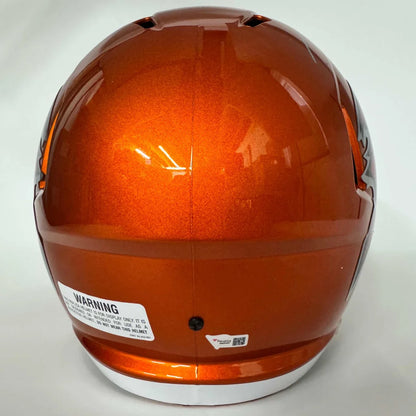 Autographed Tom Brady Tampa Bay Buccaneers Blaze Full Size FS F/S Replica Football Helmet Fanatics COA | Authenticated Signed Sports Collectible | vintageantiquesgifts.com