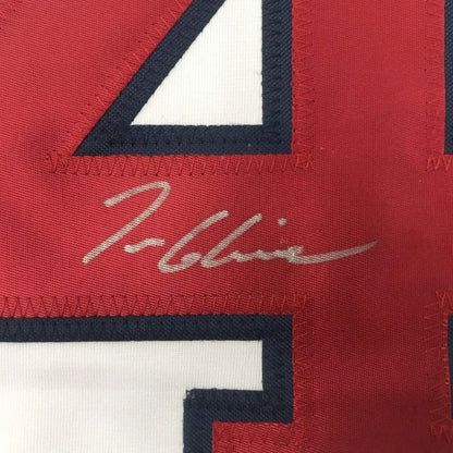 Autographed Tom Glavine custom Atlanta Braves jersey with number 4