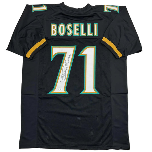 Autographed Tony Boselli HOF custom jersey with Boselli nameplate 71