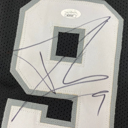 Autographed Tony Parker San Antonio Black Basketball Jersey JSA COA | Authenticated Signed Sports Jersey | vintageantiquesgifts.com
