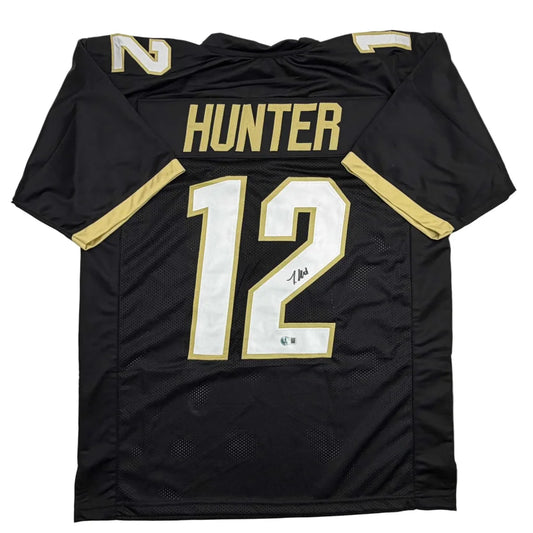 Autographed Travis Hunter Colorado Black College Football Jersey Beckett BAS COA | Hall of Fame Sports Memorabilia | vintageantiquesgifts.com