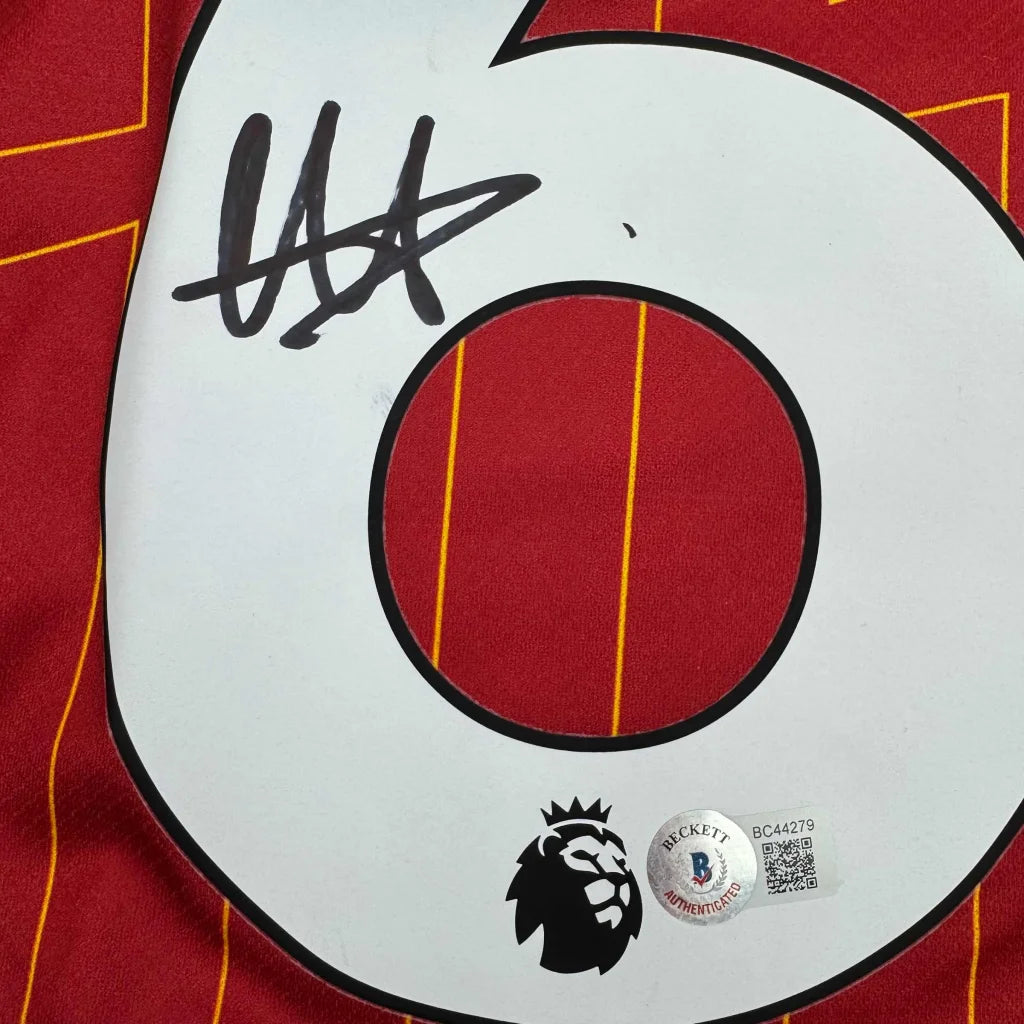Autographed Trent Alexander-Arnold Liverpool Red Soccer Jersey Beckett BAS COA #2 | Authenticated Signed Sports Jersey | vintageantiquesgifts.com