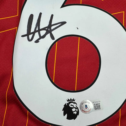 Autographed Trent Alexander-Arnold Liverpool Red Soccer Jersey Beckett BAS COA #2 | Authenticated Signed Sports Jersey | vintageantiquesgifts.com