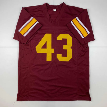 Autographed Troy Polamalu USC Southen Cal Maroon College Football Jersey Beckett BAS COA | Authenticated Signed Sports Jersey | vintageantiquesgifts.com