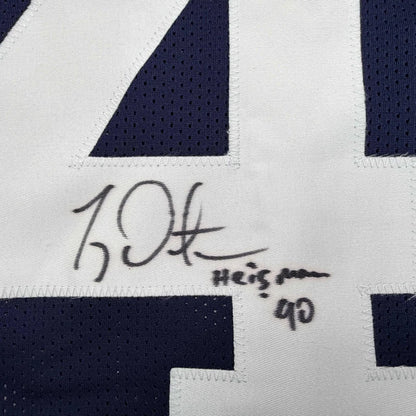 Autographed Ty Detmer Heisman 90 Brigham Young BYU Blue College Football Jersey JSA COA | Authenticated Signed Sports Jersey | vintageantiquesgifts.com