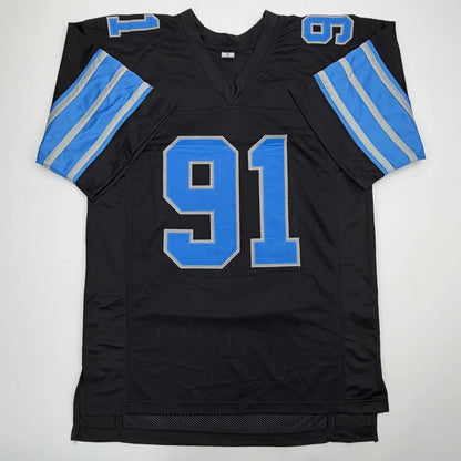 Autographed Tyleik Williams Detroit Black Football Jersey Beckett BAS COA | Authenticated Signed Sports Jersey | vintageantiquesgifts.com