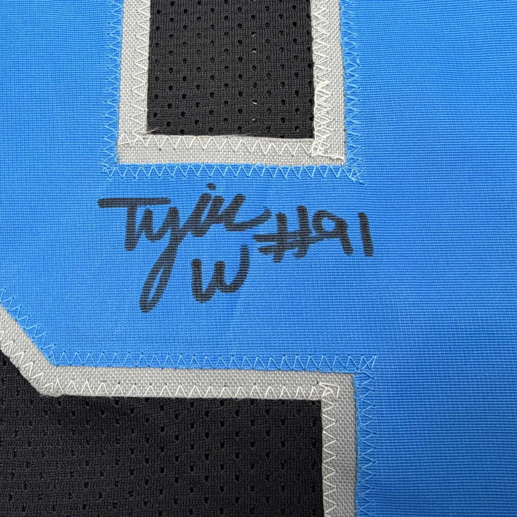 Autographed Tyleik Williams Detroit Black Football Jersey Beckett BAS COA | Authenticated Signed Sports Jersey | vintageantiquesgifts.com