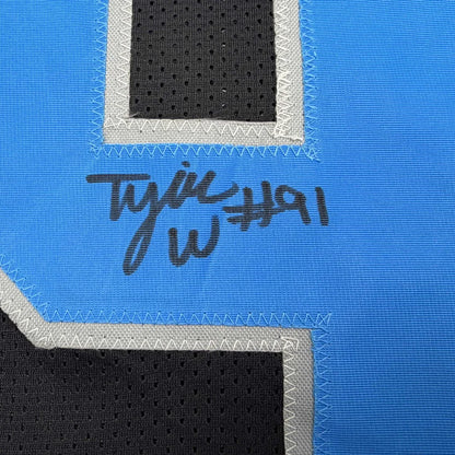 Autographed Tyleik Williams Detroit Black Football Jersey Beckett BAS COA | Authenticated Signed Sports Jersey | vintageantiquesgifts.com