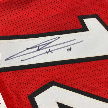Autographed Tyler Herro Miami Red Basketball Jersey JSA COA | Authenticated Signed Sports Jersey | vintageantiquesgifts.com