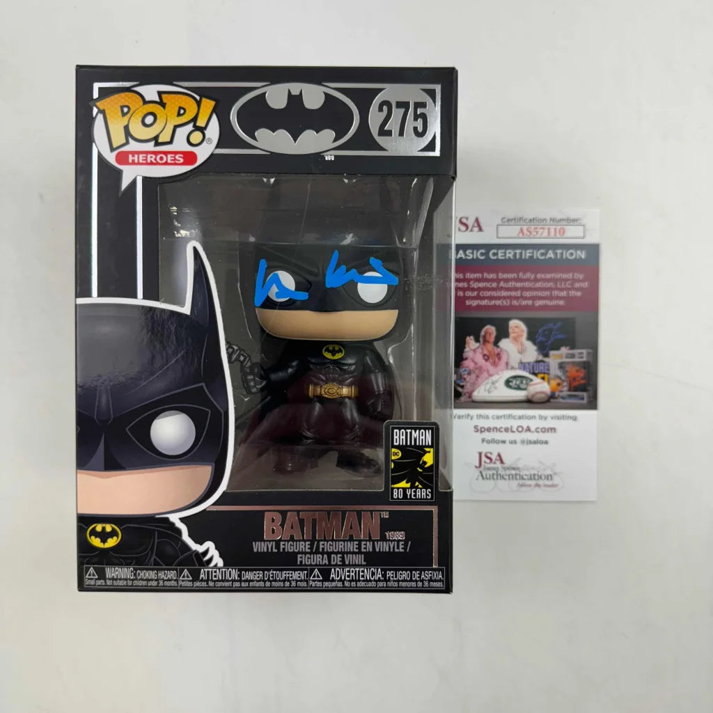 Autographed Val Kilmer Batman Heros Funko Pop #275 Movie Figurine Toy JSA COA | Hall of Fame Sports Memorabilia | vintageantiquesgifts.com