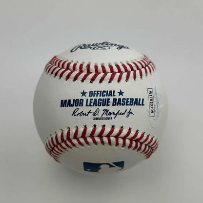 Autographed Wade Boggs Rawlings official MLB baseball with JSA COA