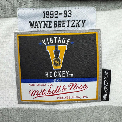 Hockey jersey tag with player and brand info showcasing third party authentication