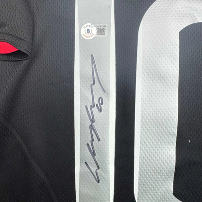 Autographed Wayne Rooney Manchester United Black 2008 Champions League Final Soccer Jersey Beckett BAS COA | Authenticated Signed Sports Jersey | vintageantiquesgifts.com