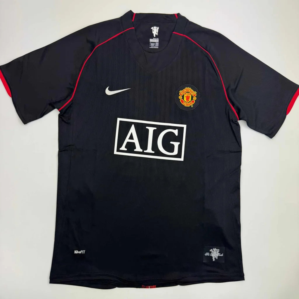 Autographed Wayne Rooney Manchester United Black 2008 Champions League Final Soccer Jersey Beckett BAS COA | Authenticated Signed Sports Jersey | vintageantiquesgifts.com