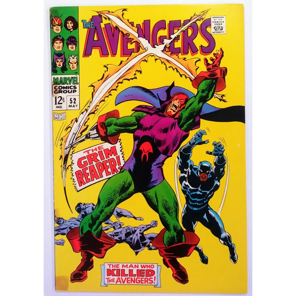 1970s Avengers Issue 52 Marvel Comics first Grim Reaper appearance