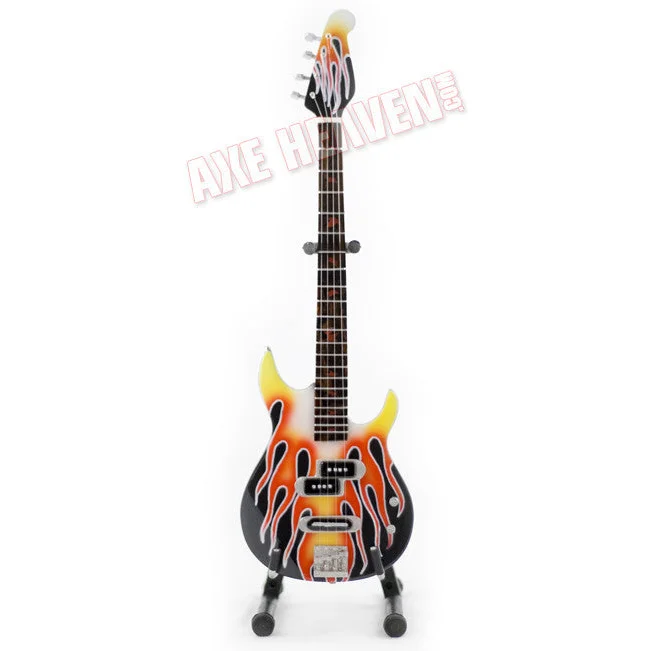 Axe Heaven BB3000MA Yamaha Flame mini bass guitar with flame design