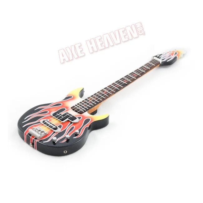 Axe Heaven BB3000MA Yamaha Flame mini bass guitar with flame pattern