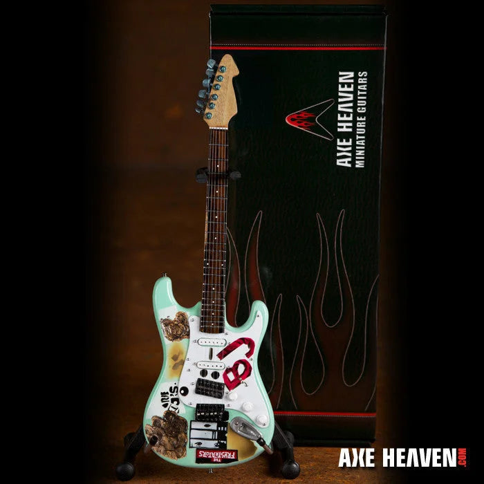 Axe Heaven BJ Blue Mini Stratocaster Guitar with Battle Scars