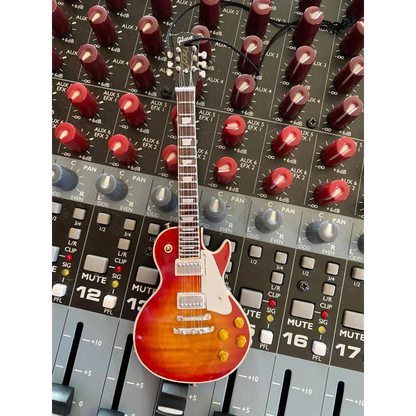 Axe Heaven Cherry Sunburst Gibson Les Paul Miniature Replica Guitar