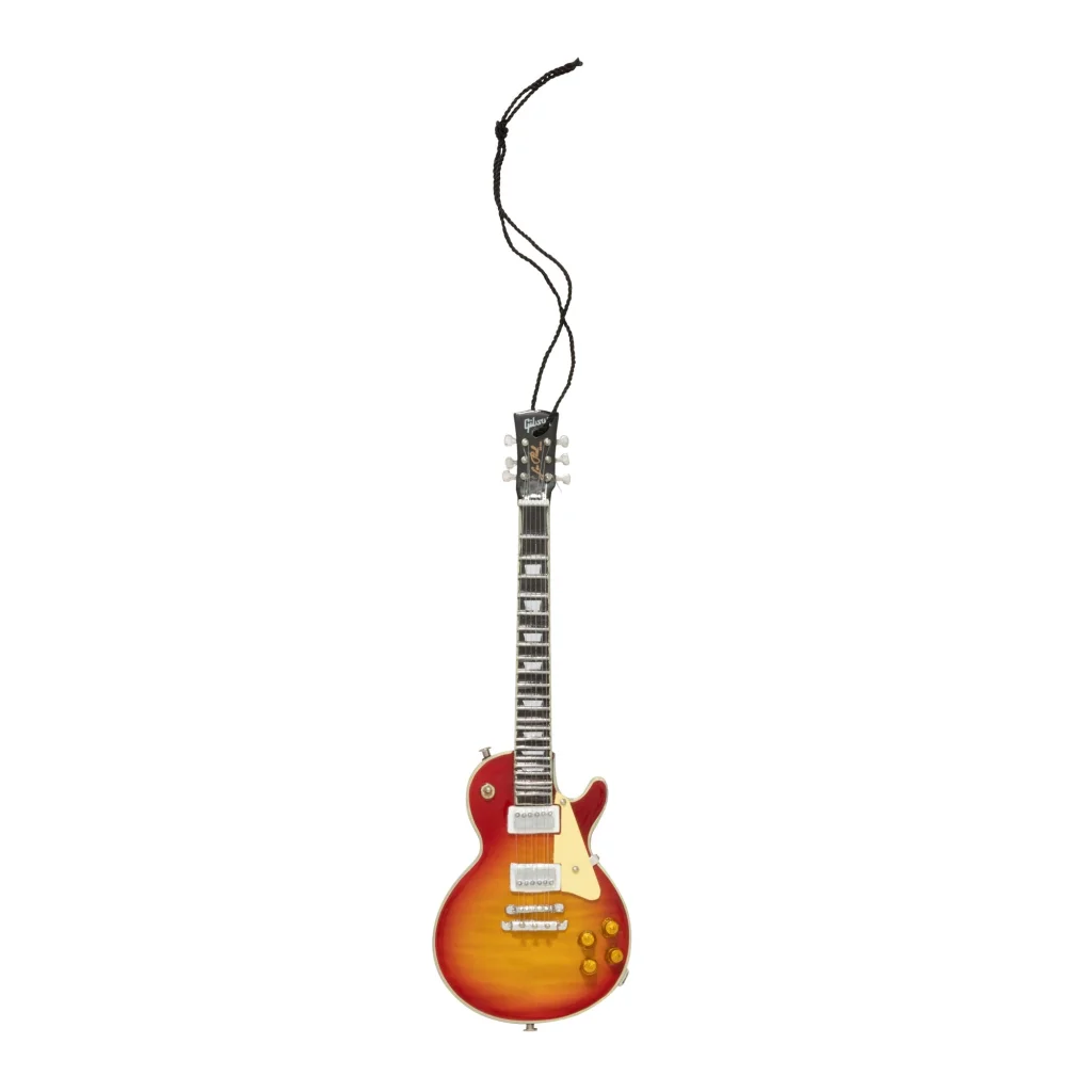 Axe Heaven Cherry Sunburst Gibson Les Paul Miniature Replica Guitar