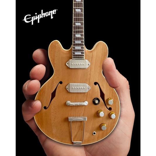 Axe Heaven Epiphone Casino miniature replica guitar model in sunburst