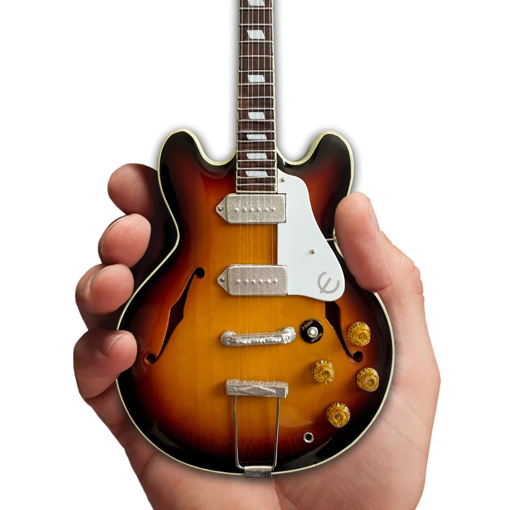 Axe Heaven Epiphone Casino Sunburst guitar model miniature replica