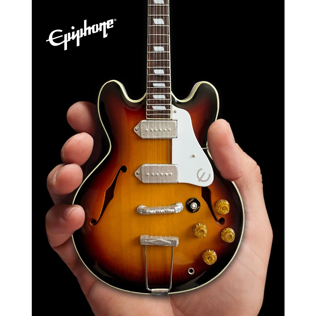 Axe Heaven Epiphone Casino sunburst miniature guitar model replica