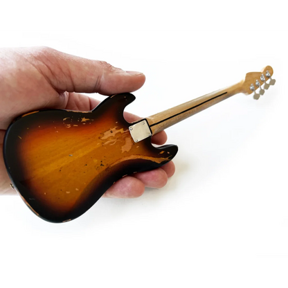 Axe Heaven Fender Bass Mini on adjustable A-frame stand